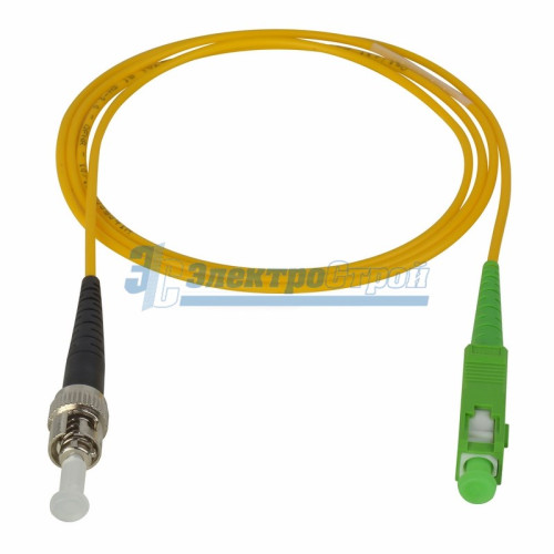 Патч-корд оптический переходной (SM), 9/125 (OS2), SC/APC-ST/UPC, (Simplex), LSZH, 5м
