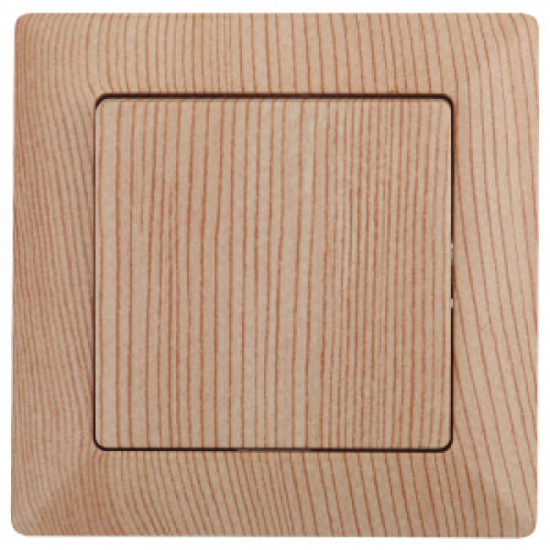 4-101-11  Intro Выключатель, 10А-250В, СУ, Solo, сосна