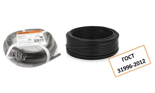 Кабель ВВГнг(А)-LS 2х1,5 ок(N)-0,66 ГОСТ (10м) TDM