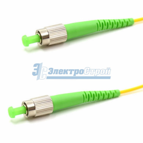 Патч-корд оптический соединительный (SM), 9/125 (OS2), FC/APC-FC/APC, (Simplex), PVC, 2м