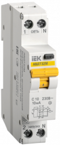 АВДТ32М С10 10мА - Автоматический Выключатель Диф. Тока ИЭК
