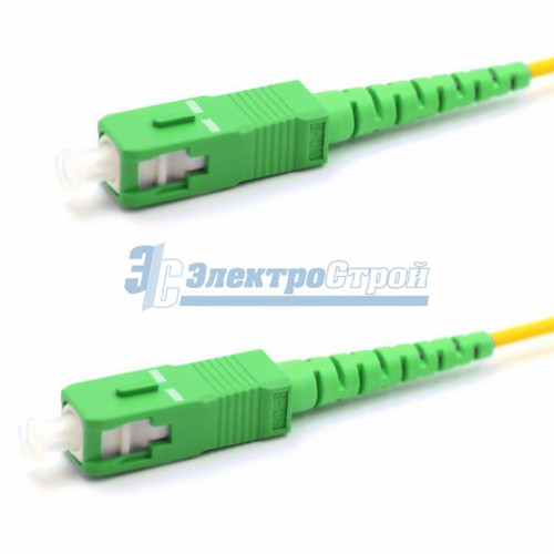 Патч-корд оптический соединительный (SM), 9/125 (OS2), SC/APC-SC/APC, (Simplex), LSZH, 5м