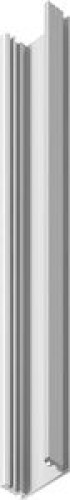 Профиль для светодиодной ленты шириной до 10 мм анод серебро (длина 2 м)