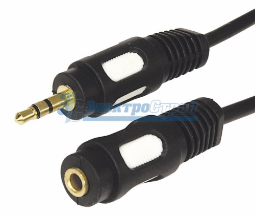 Шнур 3.5 Stereo Plug - 3.5 Stereo Jack  3М  (GOLD)  REXANT