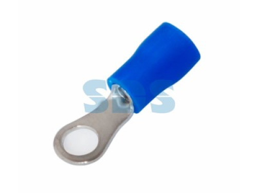 Наконечник кольцевой изолированный ø 4.3 мм 1.5-2.5 мм² (НКи 2.5-4/НКи2-4) синий REXANT