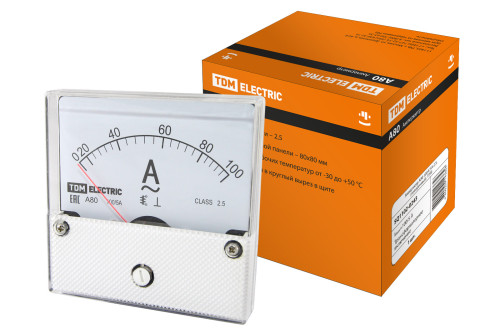 Амперметр А80  100А/5А-2,5, (поверенный), TDM