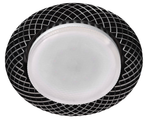 Светильник KL 76 AL/BK  ЭРА под лампу Gx53,220V, 13W, черный