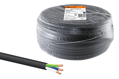 Кабель ВВГ-П нг(А)-LS 2х6 ок(N)-0,66 ГОСТ TDM