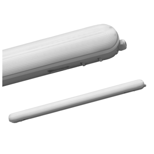 Светильник сд герм ССП-159 36Вт серии PRO 230В 6500К 2700Лм 1240мм прозрачный IP65 LLT