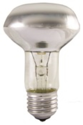 Лампа накаливания зеркальная R63-75 Вт-230 В-Е27 TDM 