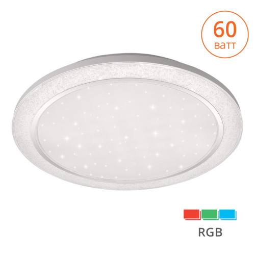 Светильник LED LUNO RGB управляемый 60W димм. 3000-6500K max 4900LM пульт ДУ эффект 