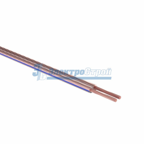 Кабель акустический, 2х1.50 мм², прозрачный BLUELINE, 10 м. REXANT