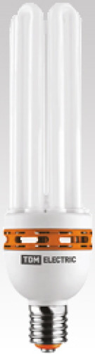 Лампа энергосберегающая КЛЛ-4U-45 Вт-4000 К–Е27 (72х235 мм) TDM