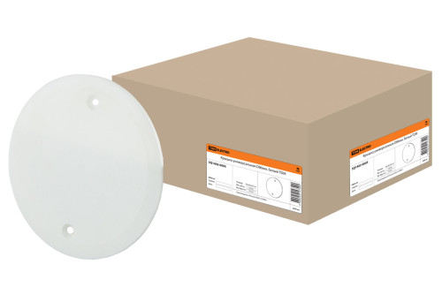 Крышка универсальная D86мм, белый TDM