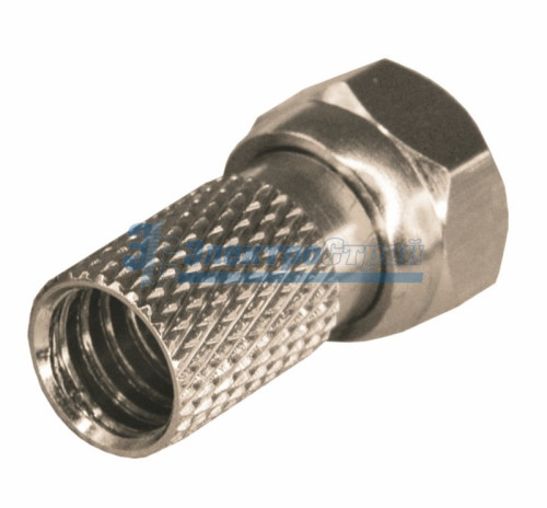 РАЗЪЕМ  F-разъем  для SAT  (с резиновым уплотнителем)  PROCONNECT Индивидуальная упаковка 5 шт