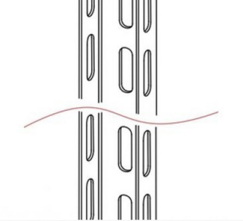 Ка1152ц L=0,8м S=2мм стойка кабельная оцинк.