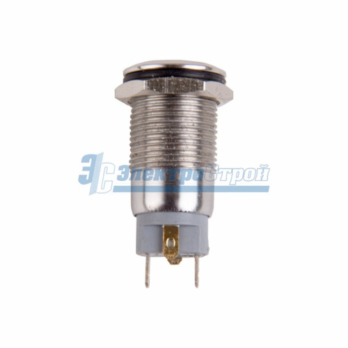 Кнопка  антивандальная Ø12 12В Фикс (2с) ON-OFF синяя  REXANT