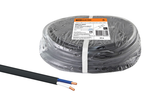 Кабель ВВГ-П 2х1,5 ок(N)-0,66 ГОСТ (20м) TDM