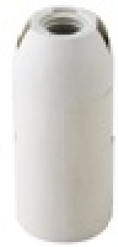Патрон Е14 подвесной, термостойкий пластик, белый, Б/Н TDM