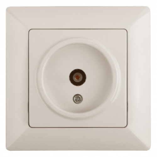 4-301-02  Intro Розетка TV одиночная, СУ, Solo, сл.кость