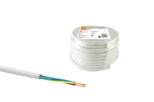Провод ПВСмб 4х0,75 (10м), белый Народный
