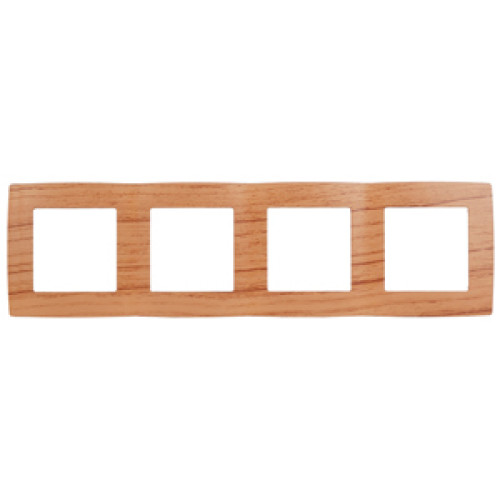 12-5004-09  ЭРА Рамка на 4 поста, Эра12, дуб