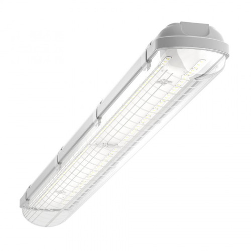 Светильник Geniled ЛСП 2х36 40W прозрачный с аварийным блоком