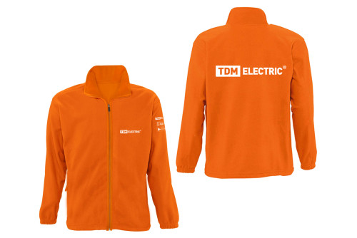 Куртка флисовая оранжевая (M) TDM