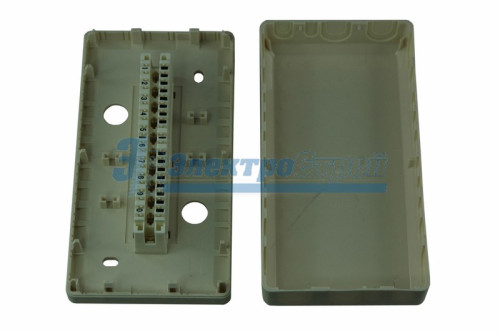 Коробка монтажная под 1 плинт ( 1 плинт в комплекте)(160*85*36мм)  REXANT