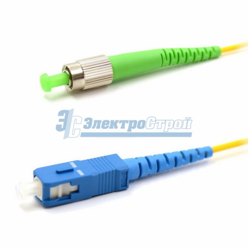 Патч-корд оптический переходной (SM), 9/125 (OS2), SC/UPC-FC/APC, (Simplex), LSZH, 2м