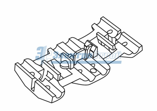 ОТВЕТВИТЕЛЬ питания  0.5-0.75мм² красный  REXANT