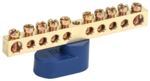 Шина нул на одном угловом изол ШНИ-6х9-10-У1-С ИЭК