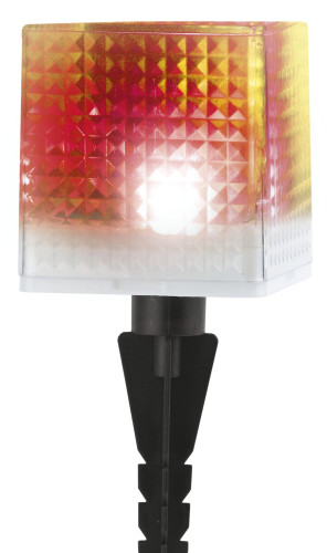 SL-PL20-СUB  ЭРА Садовый светильник на солнечной батарее, пластик, прозрачный, черный, 20 см