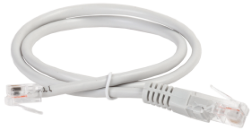 ITK Коммутац. шнур (патч-корд), RJ45-RJ12, 0,5м, серый