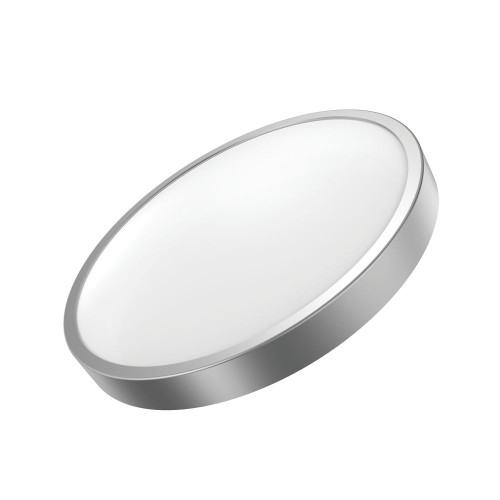 Светильник светодиодный Gauss LED 18W IP20 2700К круглый серебро 1/5 (кольцо серебро)