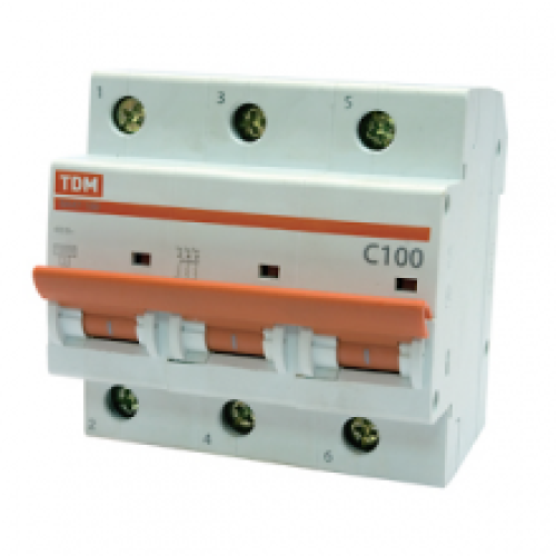 Авт. выкл. ВА47-100 3Р 35А 10кА  х-ка С TDM