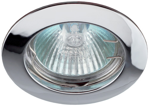 Светильник KL1 CH ЭРА литой простой MR16,12V/220V, 50W хром