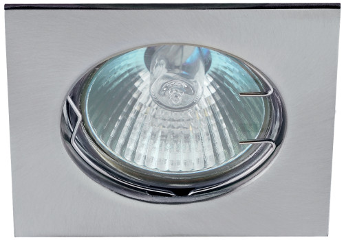Светильник KL2 CH  ЭРА литой квадрат MR16,12V/220V, 50W хром