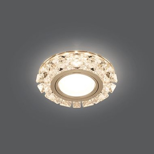 Светильник Gauss Backlight BL049 Кругл. Кристалл/Хром, Gu5.3, LED 2700K 1/40
