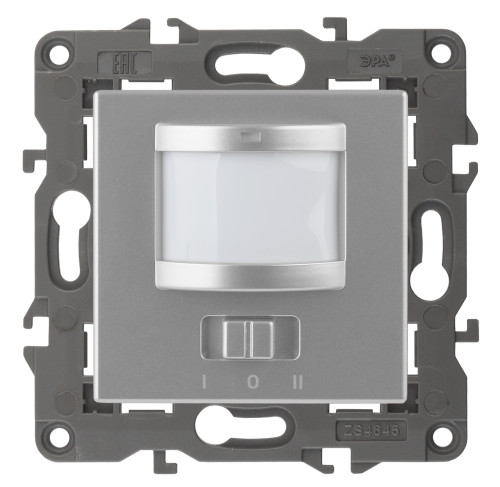 14-4103-03  ЭРА Датчик движения 2-проводной, 180-240В, 200Вт, IP20, Эра Elegance, алюминий