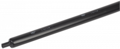 Термоусаживаемая трубка ТТК 12/3 4:1 черная с клеем 1 м IEK