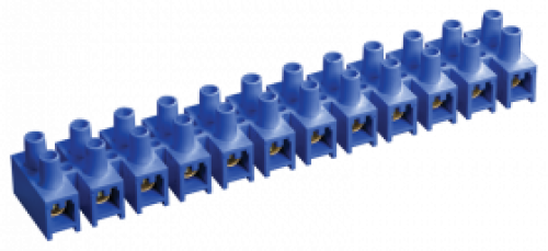 Зажим винтовой ЗВИ-5 н/г 1,5-4,0мм2 (2 шт/блистер) ИЭК синие