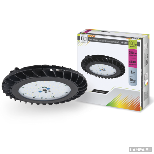 Светильник складской светодиодный LHB-UFO 100Вт 230В 6500К 7500Лм IP40 LLT