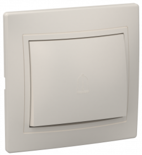 ВСп10-1-0-ККм Выключатель 1кл проход. 10А КВАРТА (кремовый)