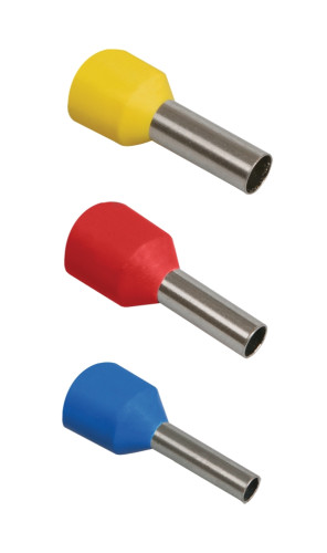 Наконечник-гильза НШВИ ЭРА NO-570-02 Е1508 1,5мм2 с изолированным фланцем красный упаковка 100 шт