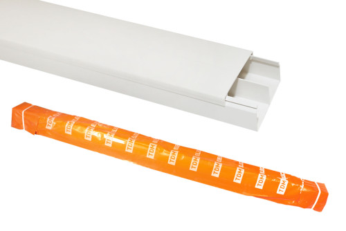 Кабель-канал 60/2х25 белый TDM (32 м)