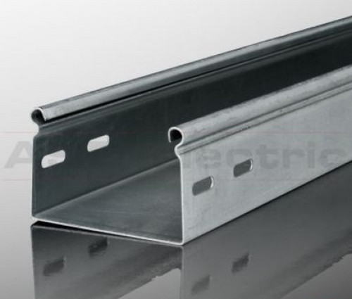 ЛЛГоц150х65 L=2м S=0,7мм лоток листовой облегчен. глухой оцинк.