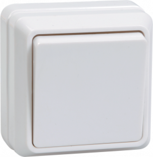 ВС20-1-0-ОБ Выключатель 1кл 10А откр.уст. ОКТАВА (белый)