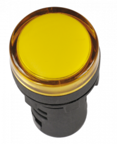 Лампа AD22DS(LED)матрица d22мм желтый 24В AC/DC  ИЭК