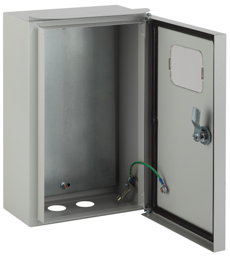 Металлич. корпус навесной  ЭРА Корпус металлич. ЭРА ЩРНг-М с окном IP55 (360х225х140)